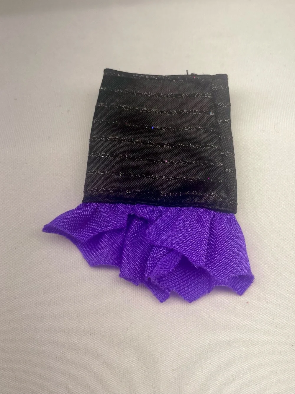 Monster High Create-A-Monster Black and Purple Ruffle Mini Skirt